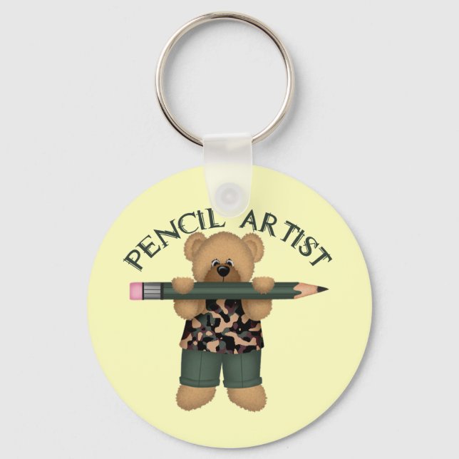 Pencil Artist Keychain (Front)