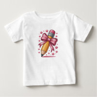 Pencil Coquette Bow Teacher Appreciation School