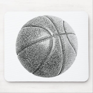 Pencil Effect Basketball Mouse Pad