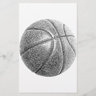 Pencil Effect Basketball Stationery