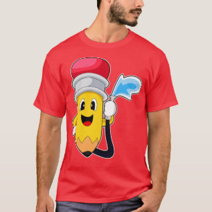 Pencil Firefighter Fire hose T-Shirt