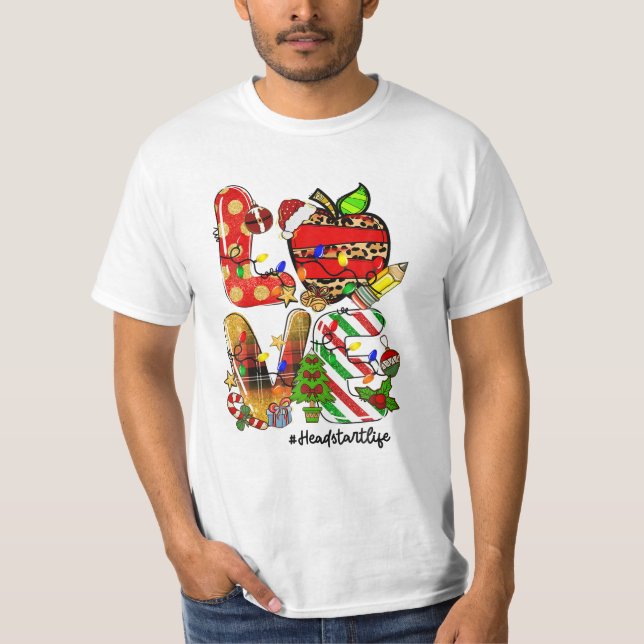 Pencil Headstart Life T-Shirt (Front)