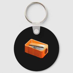 Pencil Sharpener Funny Office School Supplies Cost Keychain