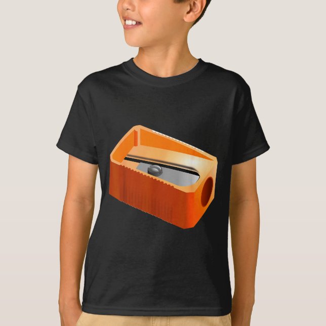 Pencil Sharpener Funny Office School Supplies Cost T-Shirt (Front)
