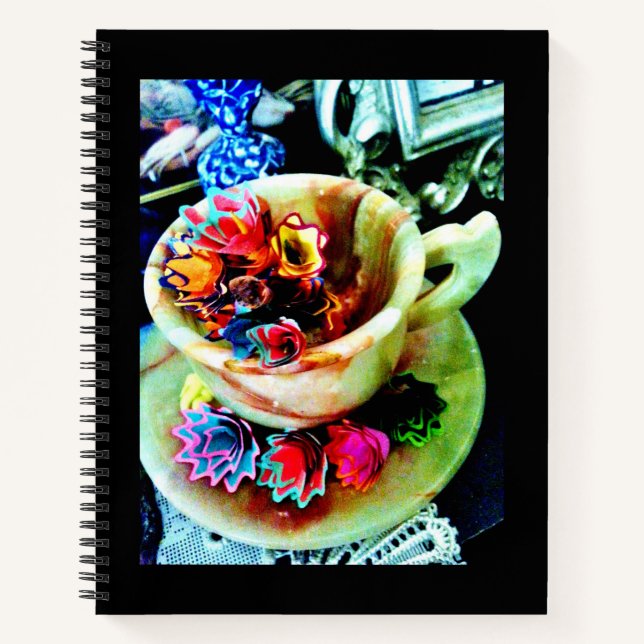 Pencil Shaving Flowers Notebook (Front)
