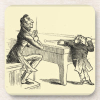 Pencil Sketch of Two Men Playing Pool