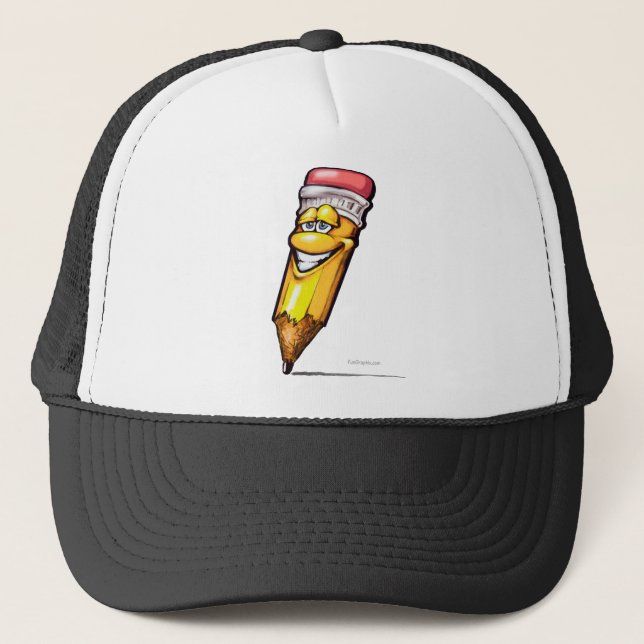 Pencil Trucker Hat (Front)
