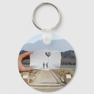 Pencil Vs Camera - Lovers Keychain