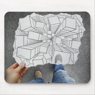 Pencil Vs Camera - Vertigo Mouse Pad