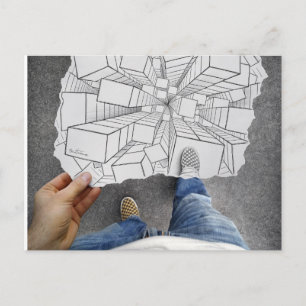 Pencil Vs Camera - Vertigo Postcard