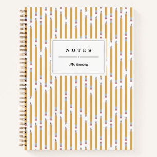 Pencils Personalized Notebook