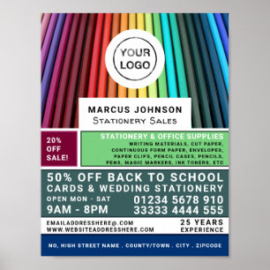 Pencils, Stationery & Office Supplies, Stationer Poster