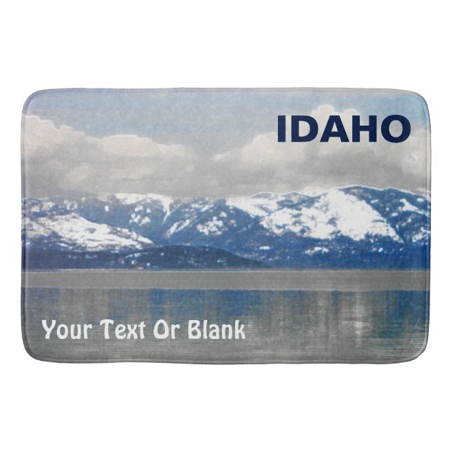 Pend Oreille In Winter Bath Mat (Front)