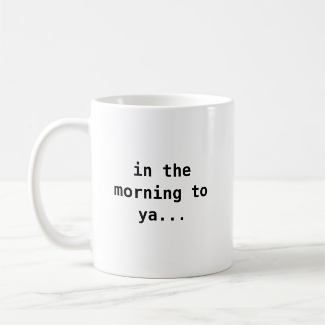 pendant le matin dans la tasse de ya… (Gauche)
