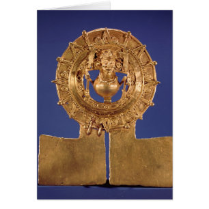 Pendant representing a sun disc, Zaachila