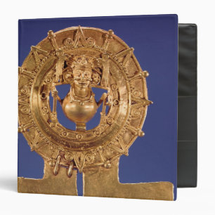 Pendant representing a sun disc, Zaachila Binder