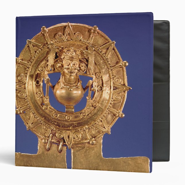 Pendant representing a sun disc, Zaachila Binder (Front/Inside)