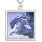 Pendentif bleu de cheval