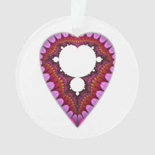 Pendentif de coeur de Mandelbrot