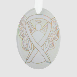Pendentif de l'ornement de l'ange de ruban de la c
