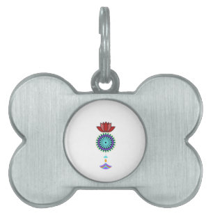 Pendentif spirituel avec fleur de lotus