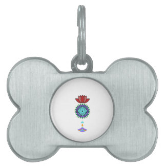 Pendentif spirituel avec fleur de lotus