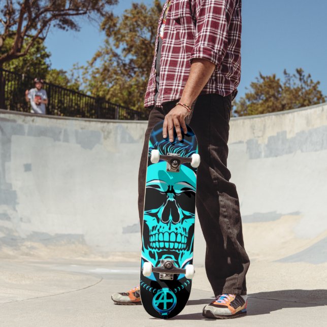 Pendk Rock Skeleton Skateboard (Extérieur 2)