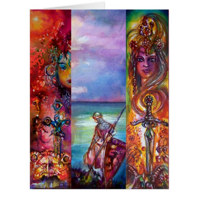 PENDRAGON Chevaliers médiévaux, Coucher de soleil  (Devant)