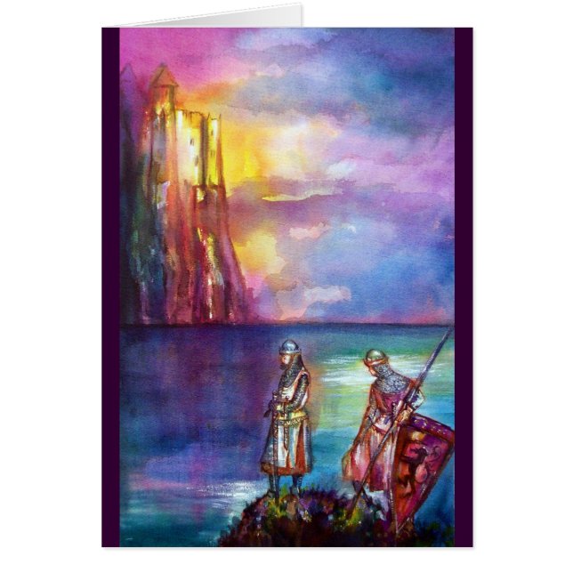 PENDRAGON Medieval Knights,Lake Sunset,Fantasy (Front)