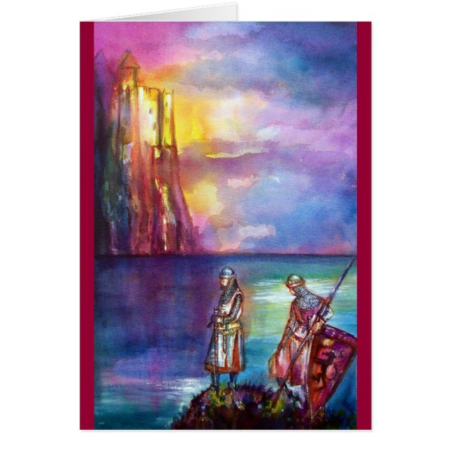 PENDRAGON Medieval Knights,Lake Sunset,Fantasy (Front)