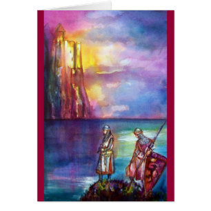 PENDRAGON Medieval Knights,Lake Sunset,Fantasy