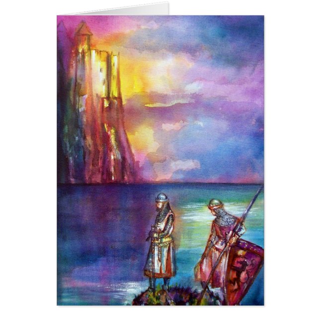 PENDRAGON Medieval Knights,Lake Sunset,Fantasy (Front)
