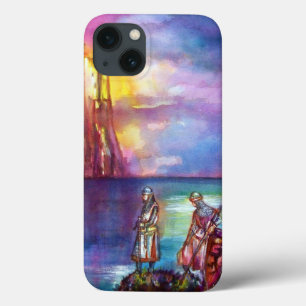 PENDRAGON Medieval Knights,Lake Sunset,Fantasy iPhone 13 Case