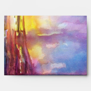 PENDRAGON Medieval Knights,Lake Sunset,Fantasy Envelopes