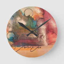 Pendule artistique by Lyla FERRARIS Design