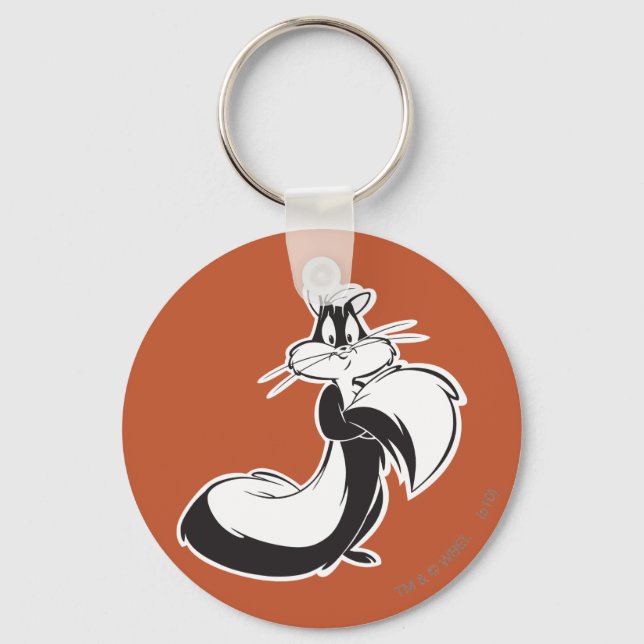 Penelope Grabbing Tail Keychain (Front)