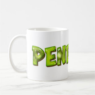 Penelope Name Kiwi Style Tasse Kaffetasse Coffee Mug