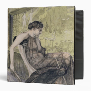 Penelope weaving a shroud for Laertes her father-i Binder