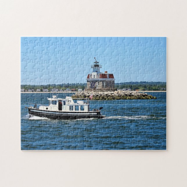 Penfield Reef Lighthouse, Connecticut Puzzle (Horizontal)