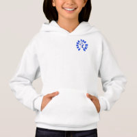 Pengu Happy Penguin Fun Club(Blue-W) Kids Hoodie