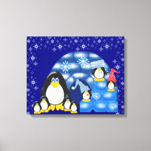 Penguin2 Wrapped Canvas