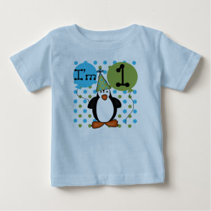 Penguin 1st Birthday Baby T-Shirt
