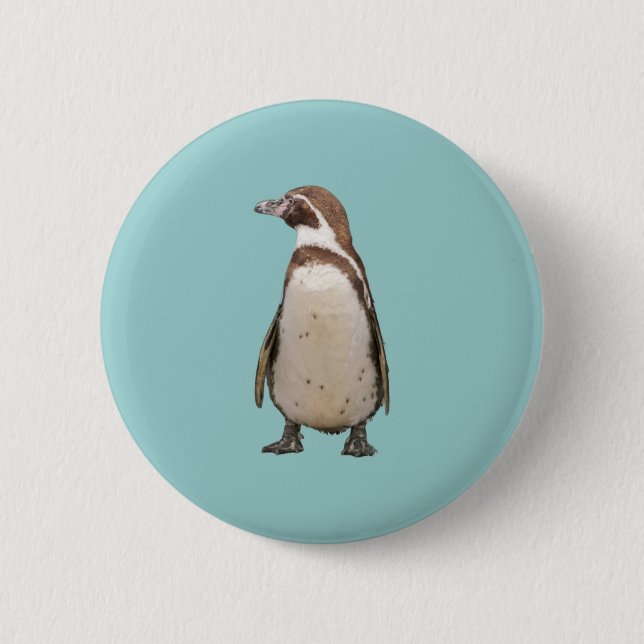 Penguin 2 Inch Round Button (Front)