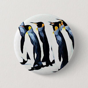 Penguin 2 Inch Round Button