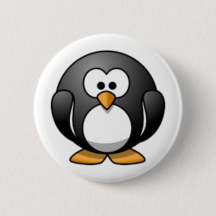 Penguin 2 Inch Round Button