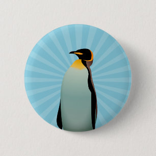 Penguin 2 Inch Round Button