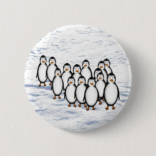 penguin 2 inch round button