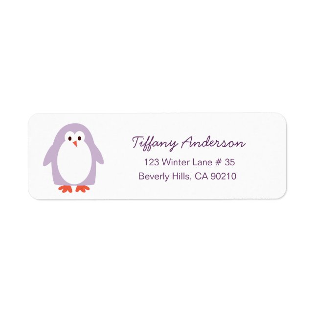 Penguin Address Labels (Front)