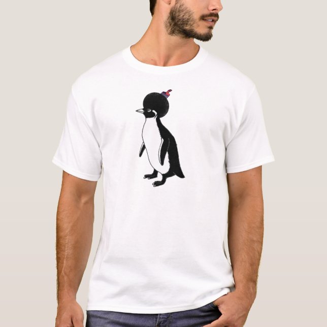 Penguin Afro T-Shirt (Front)