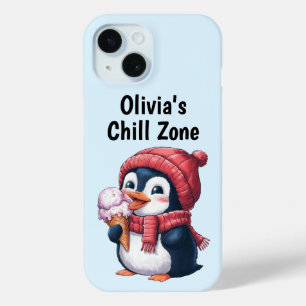 Penguin and Ice Cream Phone Case